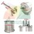 Kompletny aluminiowy siłownik odbijacza 186mm z trzpieniem 23cm.