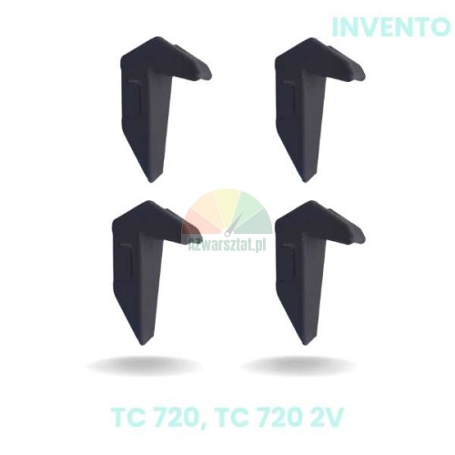 Zestaw 4 sztuk osłon plastikowych na zaciski stołu montażowego Invento TC 720, TC 720 2V