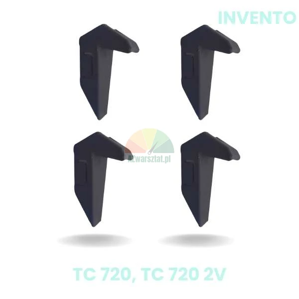 Zestaw 4 sztuk osłon plastikowych na zaciski stołu montażowego Invento TC 720, TC 720 2V