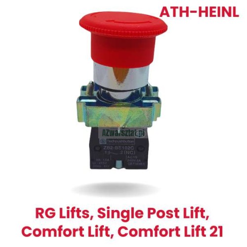 Przycisk awaryjny Stop - zamiennik dla ATH-Heinl, RG Lifts, Single Post Lift, Comfort Lift 21
