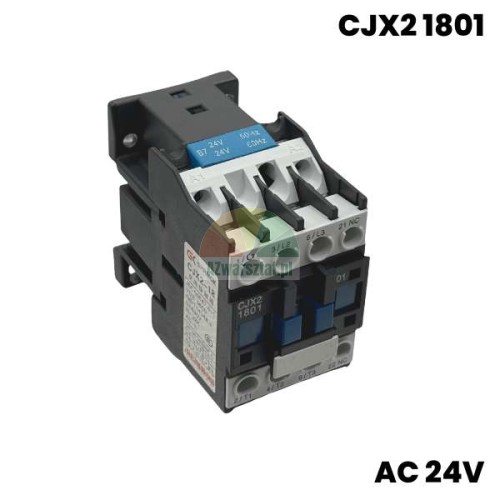 Stycznik silnikowy CJX2 1801 z cewką 24V AC