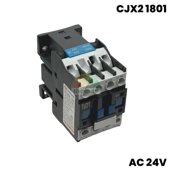 Stycznik silnikowy CJX2 1801 z cewką 24V AC