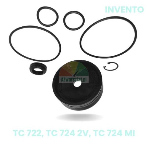 Zamiennik Invento: Tłok siłownika zacisku szczęk lub odchyłu ramienia z zestawem uszczelek do montażownic TC 722, TC 724 2V, TC 724 MI