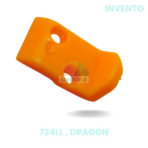 Pomarańczowa plastikowa osłona na stopkę montażownicy Invento 724LL Dragon