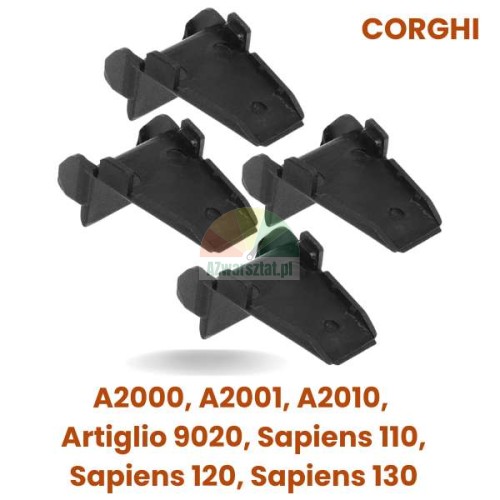 Komplet 4 plastikowych osłon na zaciski montażownicy Corghi A2000, A2001, A2010, Artiglio 9020, Sapiens 110, 120, 130