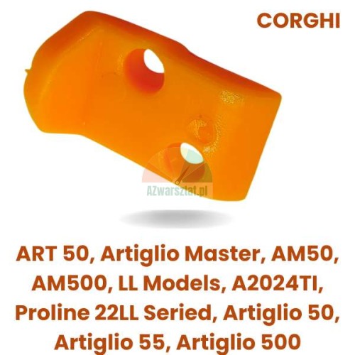 Pomarańczowa plastikowa osłona na stopkę montażownicy Corghi ART 50, AM50, AM500, LL Models, A2024TI, Proline 22LL, Artiglio 50, 55, 500, Master