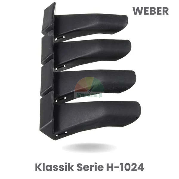 Zestaw czterech długich osłon na szczęki zaciskowe Weber Klassik Serie H-1024.
