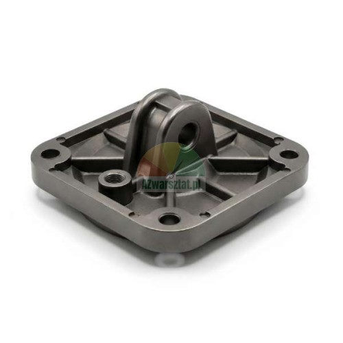 Flansza montażowa siłownika z uchem 11cm do siłownika 100mm, metalowy element mocujący.