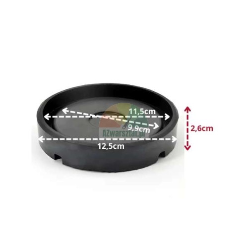 Gumowa podkładka pod lewarek 12,5cm z wymiarami