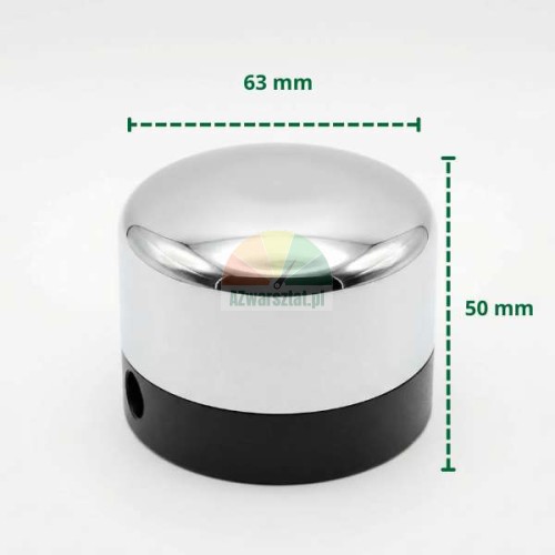 Kompletny siłownik wertykalny/horyzontalny grzybek typ F o średnicy 63 mm i wysokości 50 mm