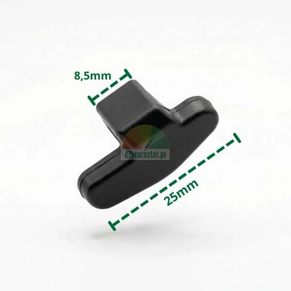 Plastikowa osłona na stopkę montażową Typ AN z wymiarami 8.5mm i 25mm