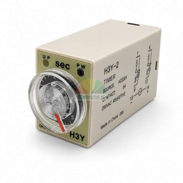 Przekaźnik czasowy AC 220V / 5 sec / 8 PIN