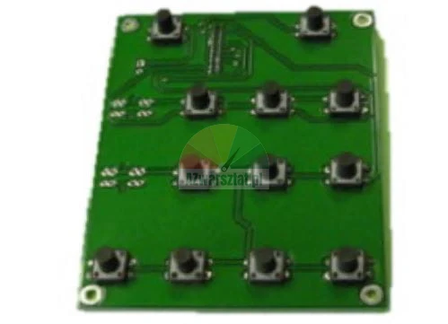 Płytka klawiatury wyważarki ATH-Heinl ATH 1530, ATH 530, ATH 550, ATH 1580, ATH 800 - zielony moduł PCB z przyciskami sterującymi.