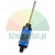 Wyłącznik krańcowy DIANQI ME-9101 z elastycznym prętem sprężynowym na białym tle.