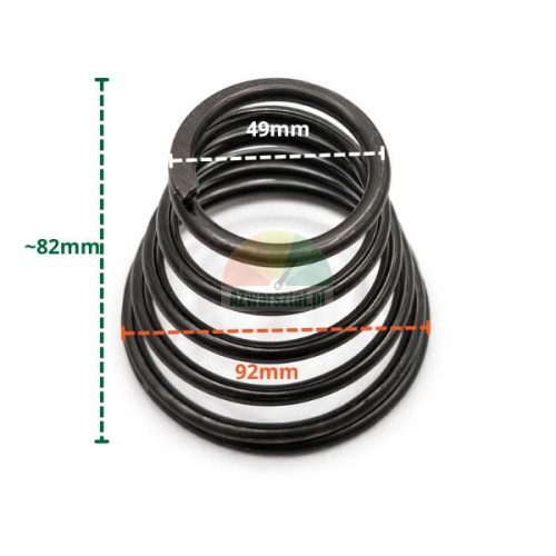 Sprężyna dociskowa wyważarki 82mm z wymiarami