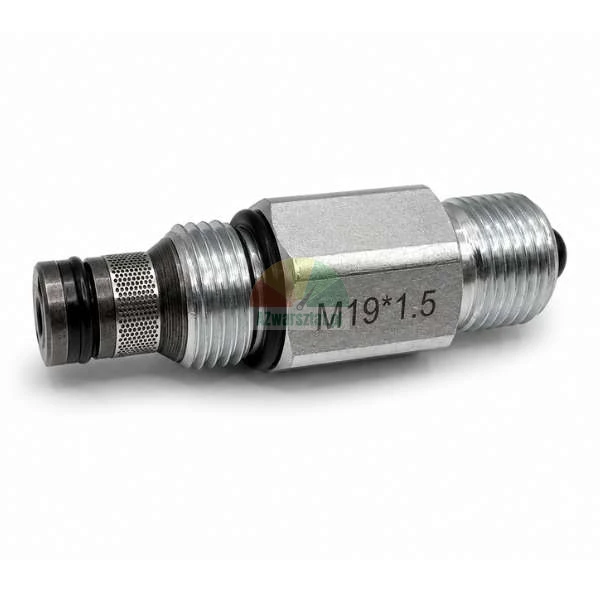 Zawór opuszczania z gwintem M19x1.5, metalowy element hydrauliczny z uszczelkami i sitkiem
