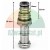 Zawór opuszczania do cewki 16mm G22mm z wymiarami