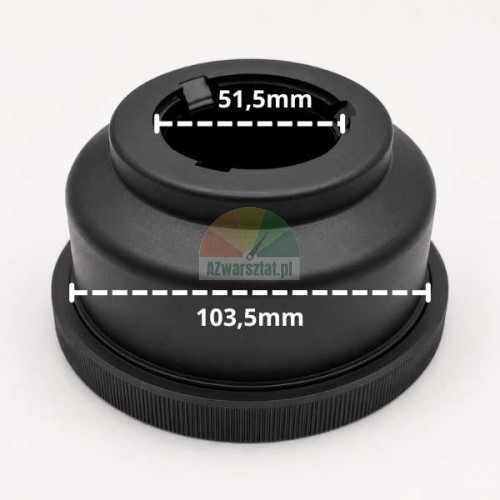 Adapter do nakrętki szybkomocującej o wymiarach 51,5 mm i 103,5 mm