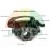 Diagram przekrojowy czarnego elementu mechanicznego z opisami poszczególnych części, takich jak obudowa zewnętrzna, wnętrze komorowe, śruby mocujące, kanał montażowy, korpus montażowy, otwór centralny, żebra wzmacniające i uchwyt górny.