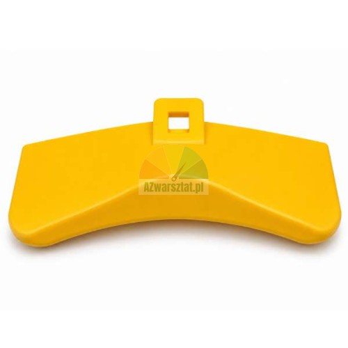Żółta profilowana osłona plastikowa na łyżkę zbijaka do opon