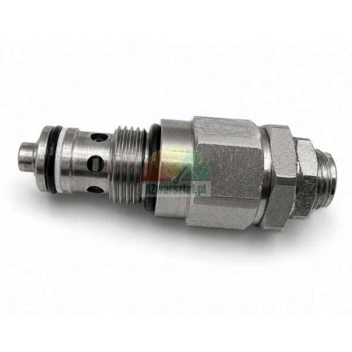 Hydrauliczny zawór nadmiarowy ciśnienia 16mm z gwintem 19mm, metalowy zawór nabojowy z uszczelkami o-ring.