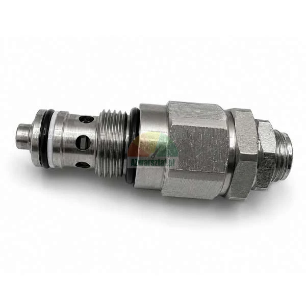 Hydrauliczny zawór nadmiarowy ciśnienia 16mm z gwintem 19mm, metalowy zawór nabojowy z uszczelkami o-ring.