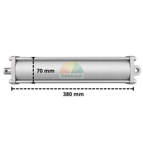 Kompletny siłownik pneumatyczny do montażownicy 380mm x 70mm