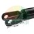 Czarne mocowanie widelkowe cylindra hydraulicznego ze wskazanymi wymiarami 100 mm i 127 mm.