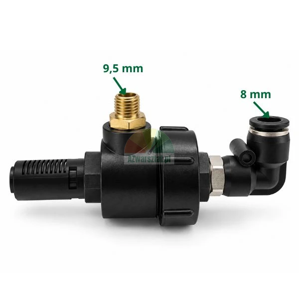 Zawór szybkiego spustu typ B ze złączami 8 mm i 9,5 mm