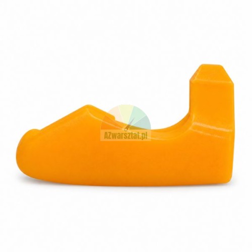 Żółta plastikowa osłona ochronna stopki montażowej Typ P do montażownicy opon na białym tle