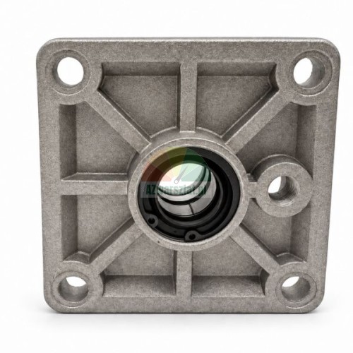 Kwadratowa osłona cylindra zaciskowego lub uchylnego 9x9 cm z otworem na tłoczysko do siłownika 80 mm