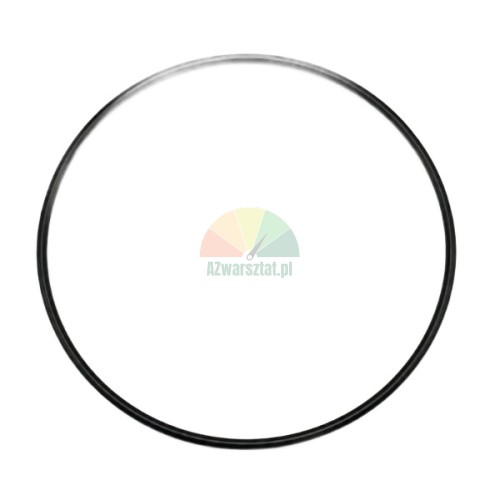 Czarna gumowa uszczelka siłownika odbijacza typ O-ring o średnicy 186 mm