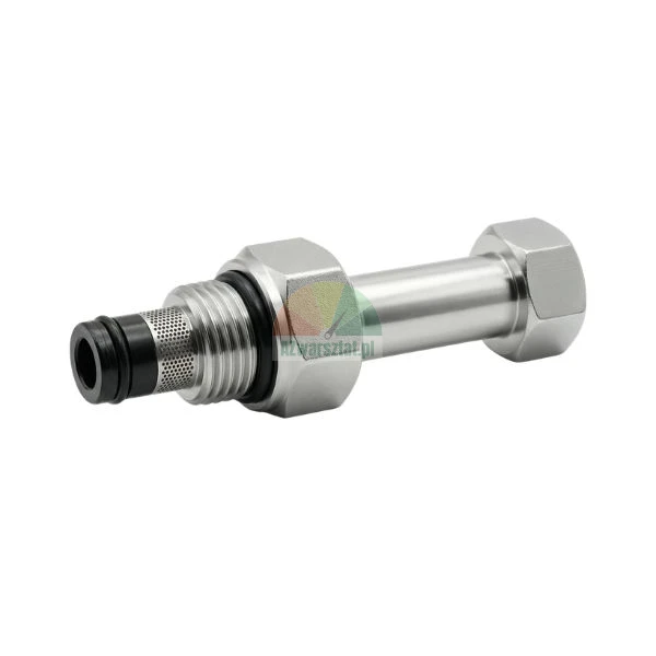 Hydrauliczny zawór opuszczania do cewki 13mm/G19mm na białym tle